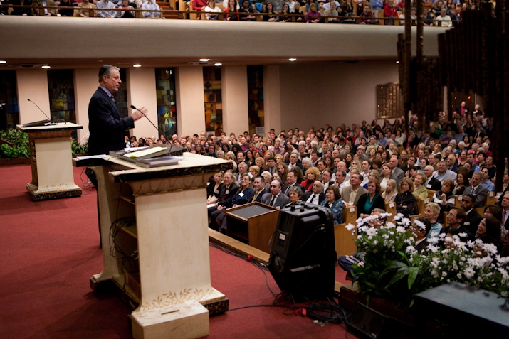 Honorable Al Gore addresses 21st Eizenstat Family Memorial Lecture. Photo credit Chris Savas
